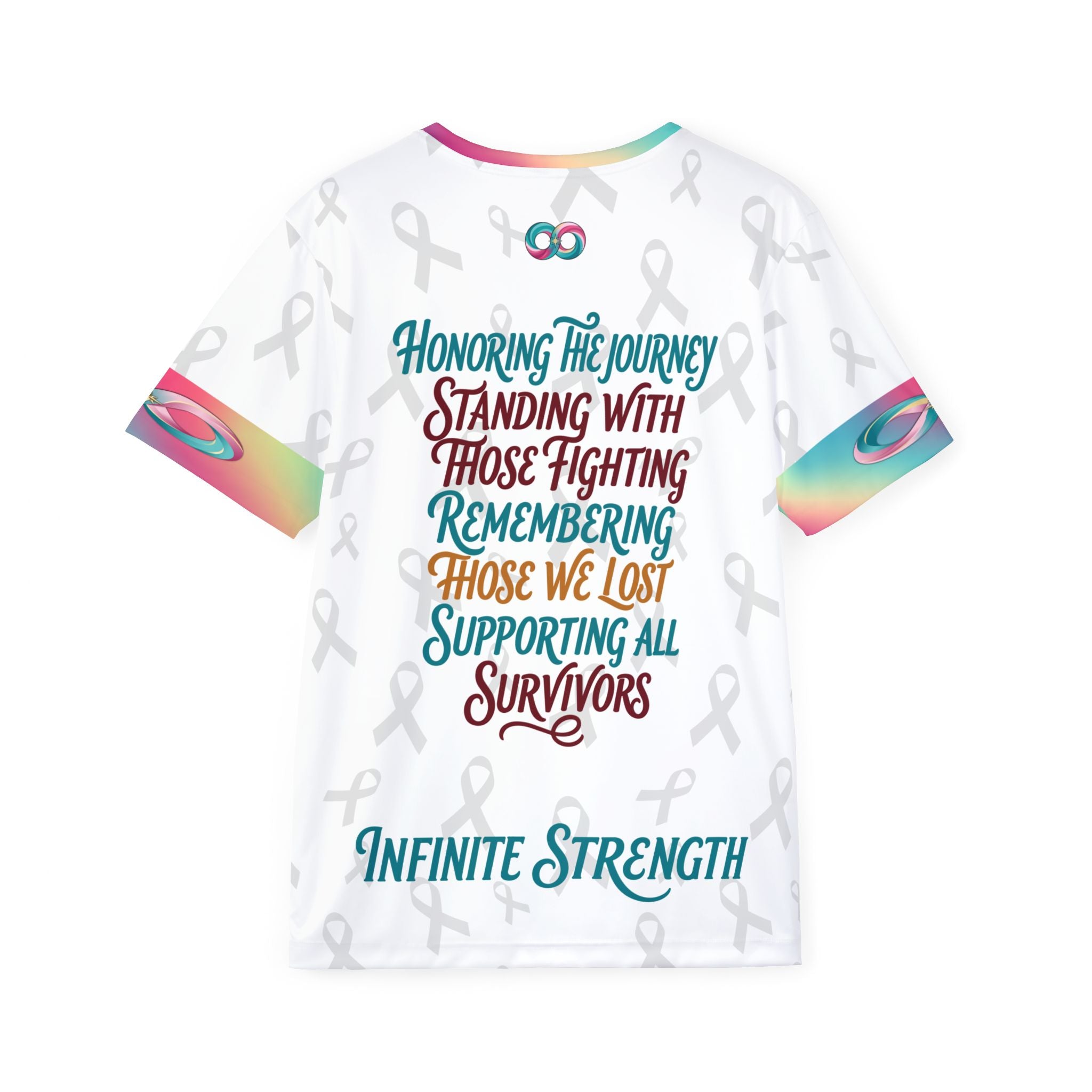 Infinite Strength Jersey — Black | Cancer Awareness