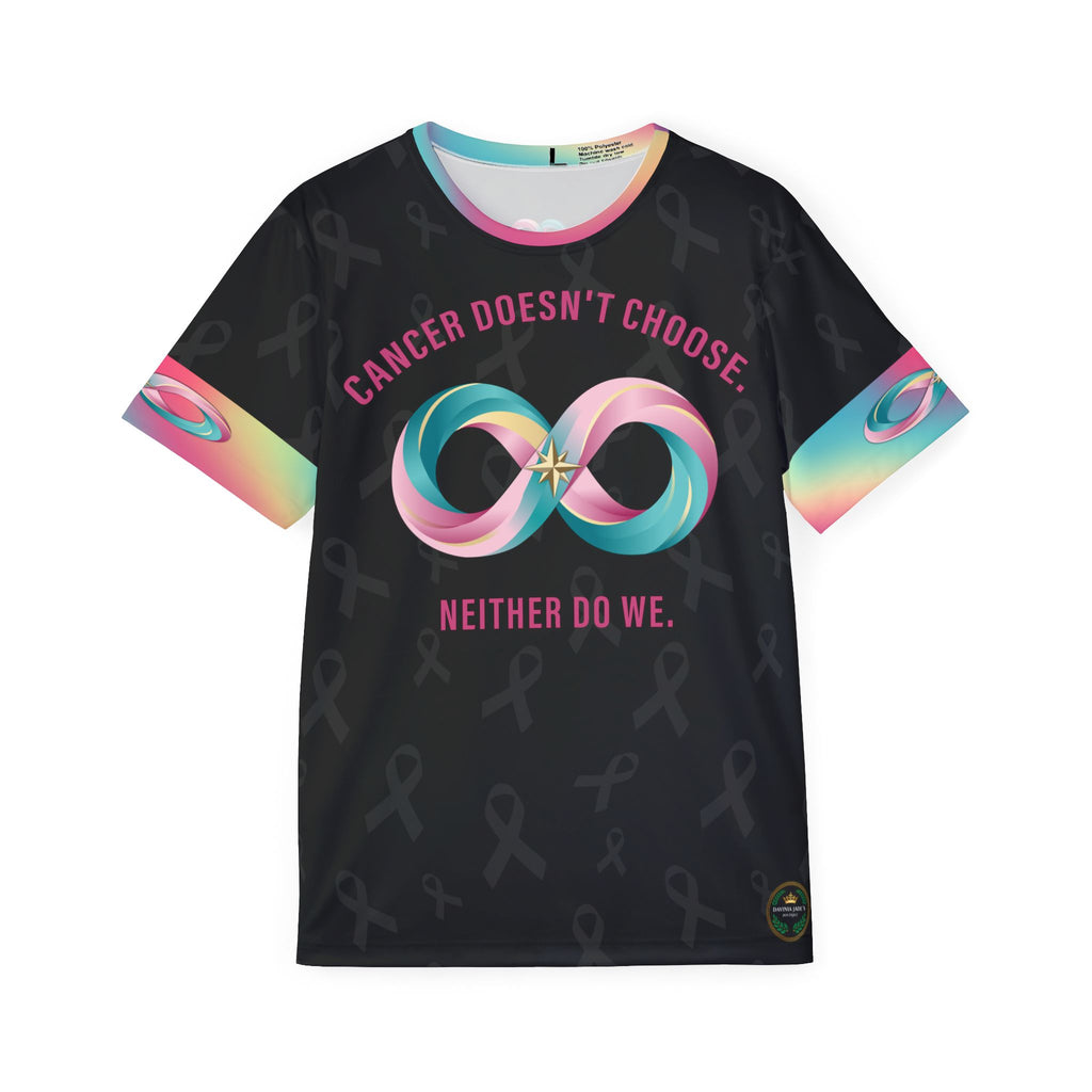 Infinite Strength Jersey — White | Cancer Awareness