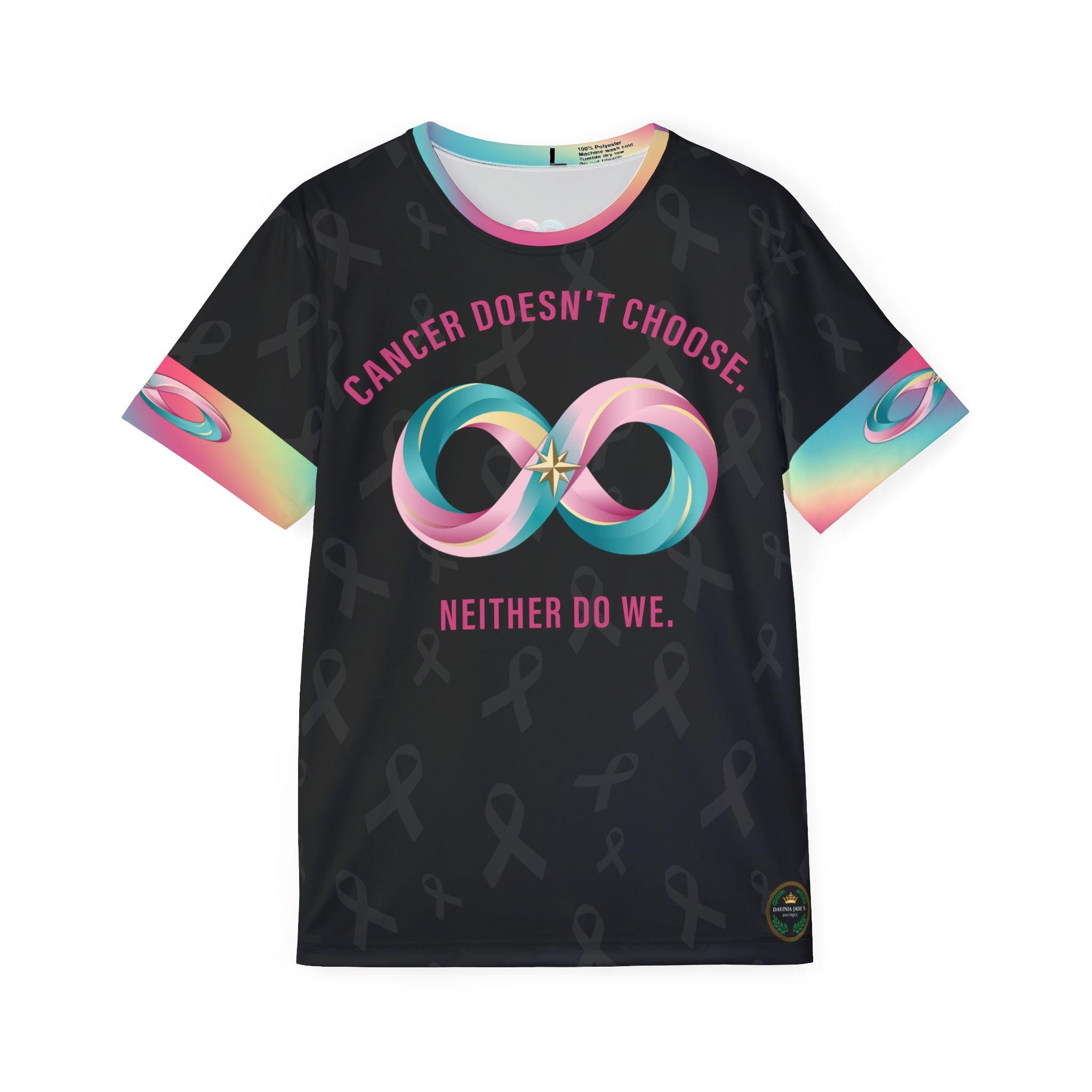 Infinite Strength Jersey — White | Cancer Awareness