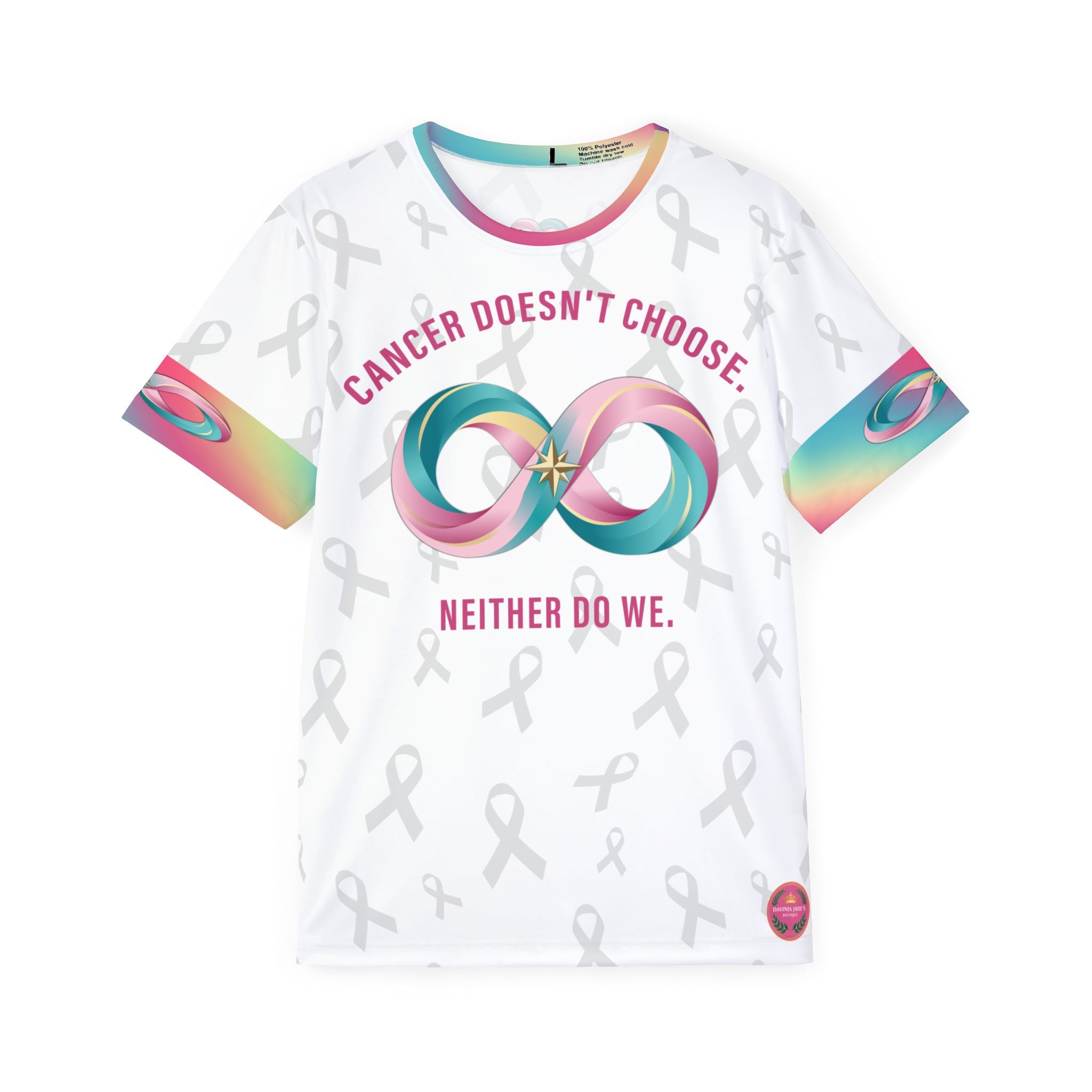 Infinite Strength Jersey — Black | Cancer Awareness