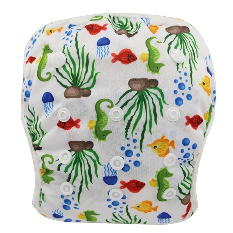 Baby Swimming Waterproof Adjustable Reusable Washable Cloth Pool Pant Diaper Cover