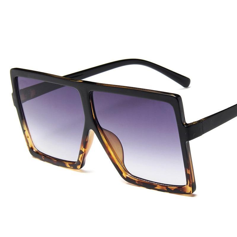 Oversized Modern Luxury Big Frame Square Women Sunglasses