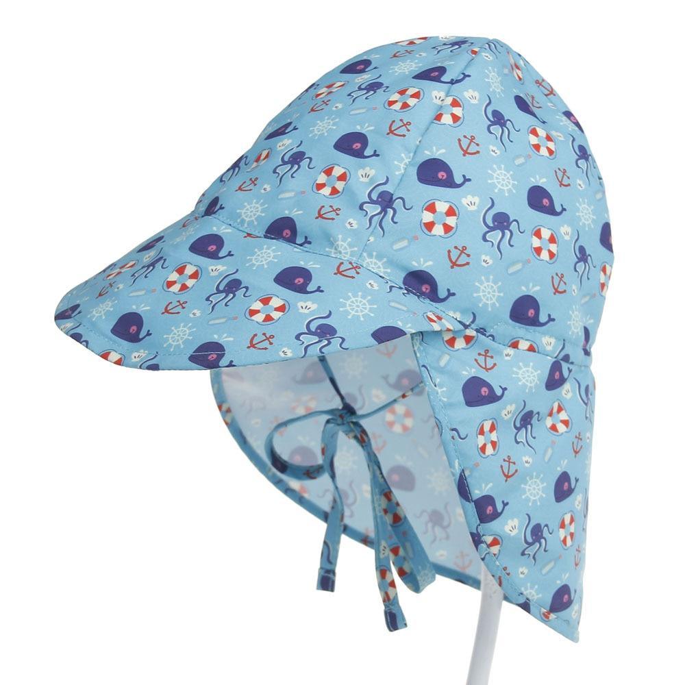 Baby Adjustable Sun Travel Beach Caps Summer Swimming Hat for Boys Girls Kids