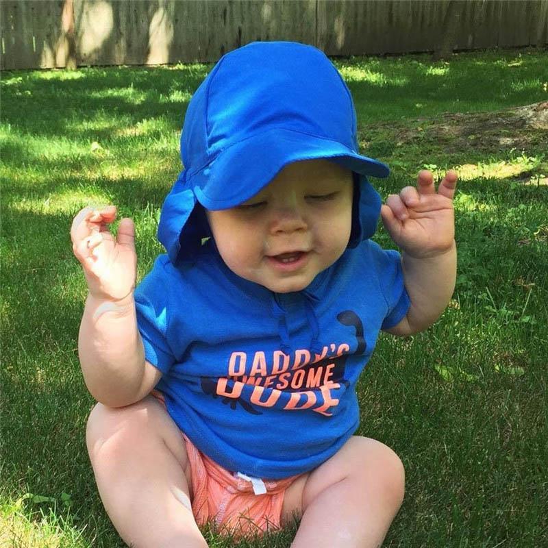 Baby Adjustable Sun Travel Beach Caps Summer Swimming Hat for Boys Girls Kids