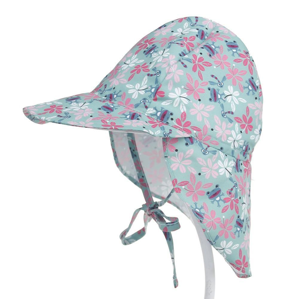 Baby Adjustable Sun Travel Beach Caps Summer Swimming Hat for Boys Girls Kids