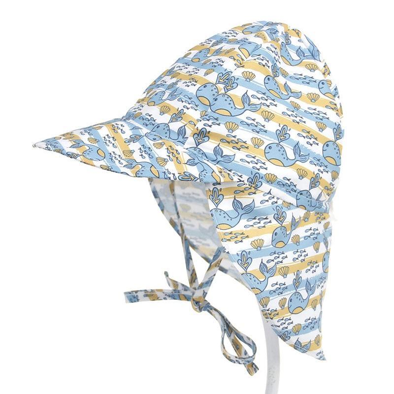 Baby Adjustable Sun Travel Beach Caps Summer Swimming Hat for Boys Girls Kids