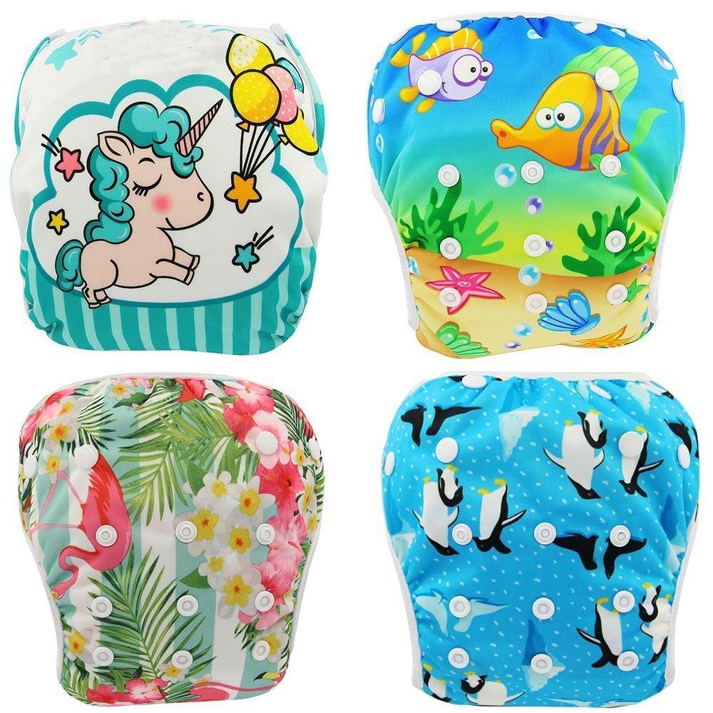 Baby Swimming Waterproof Adjustable Reusable Washable Cloth Pool Pant Diaper Cover