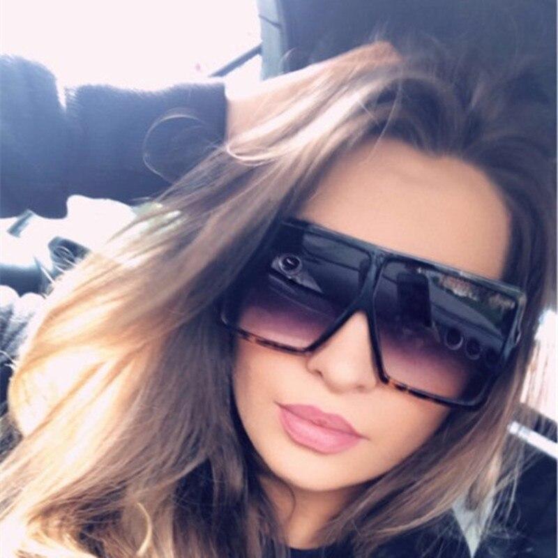 Oversized Modern Luxury Big Frame Square Women Sunglasses