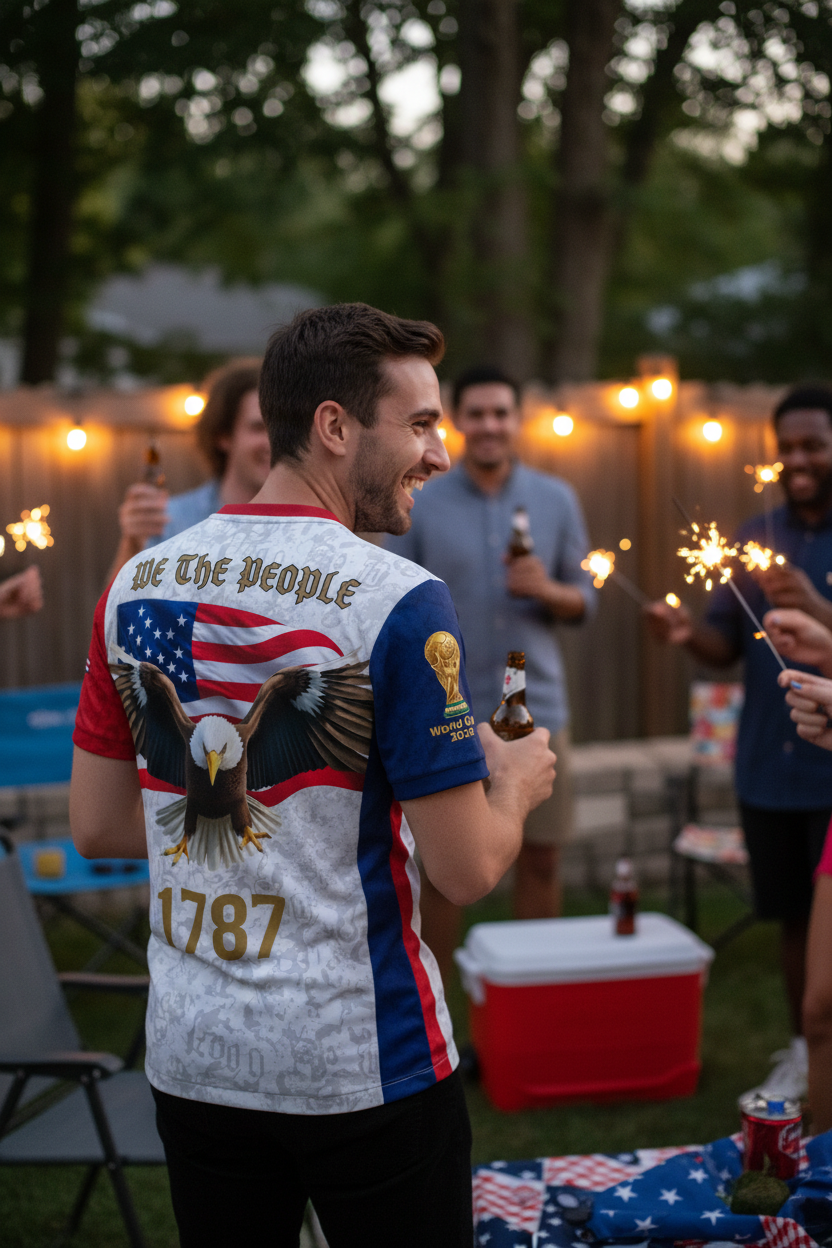 USA Eagle Soccer Jersey — "We The People" | World Cup 2026 Limited Edition