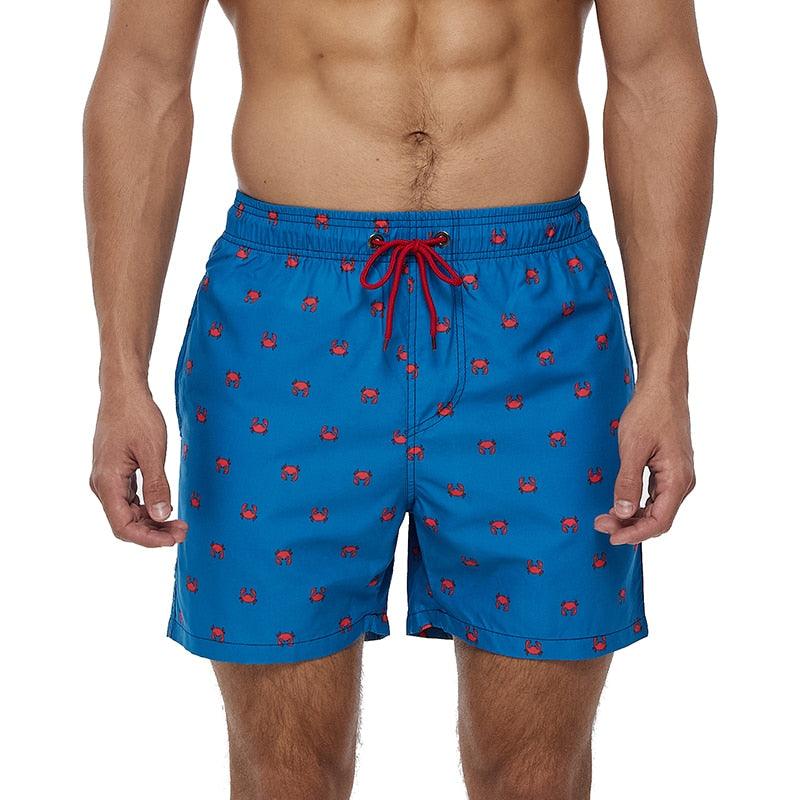 Beach Shorts Summer Quick Dry Men's Board Swimsuits Man Swim Trunks Surf Swimwear