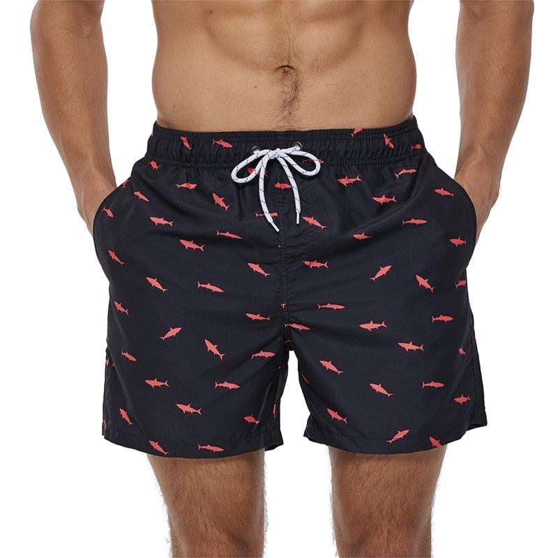 Beach Shorts Summer Quick Dry Men's Board Swimsuits Man Swim Trunks Surf Swimwear