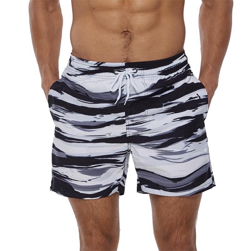 Beach Shorts Summer Quick Dry Men's Board Swimsuits Man Swim Trunks Surf Swimwear