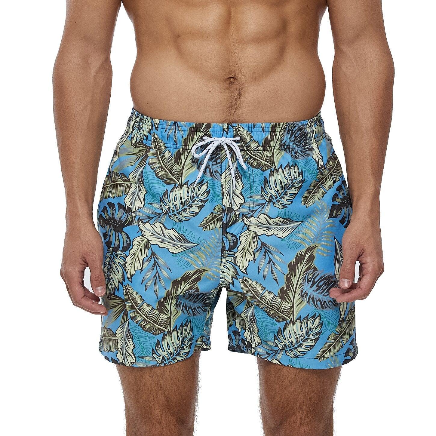 Beach Shorts Summer Quick Dry Men's Board Swimsuits Man Swim Trunks Surf Swimwear