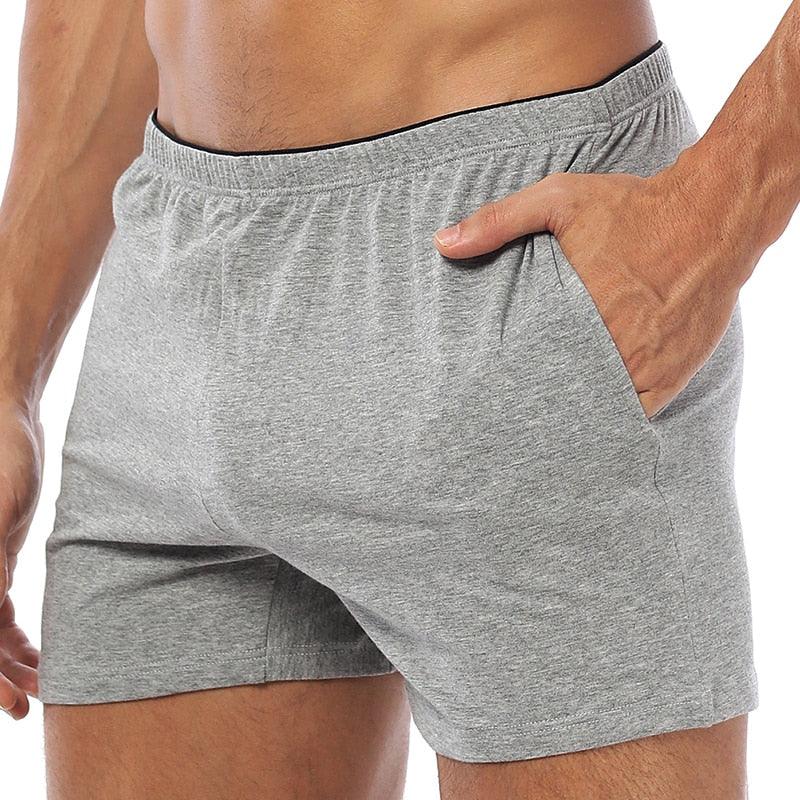 Boxer Cotton Sleep Men Swimming Briefs or Boxers Shorts with Pocket Mens Shorts Running Shorts Men Outdoor Sports