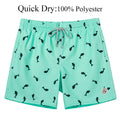 Men's Beach Shorts Boardshorts with Mesh Lining