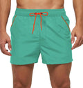 Men Swimwear Shorts Male Swimming Trunks Swimsuits Man Surf Beach Swim Sports Pants Board Mesh New Summer Men's Clothing Beach Swimming Casual with Adjustable Elastic Cord